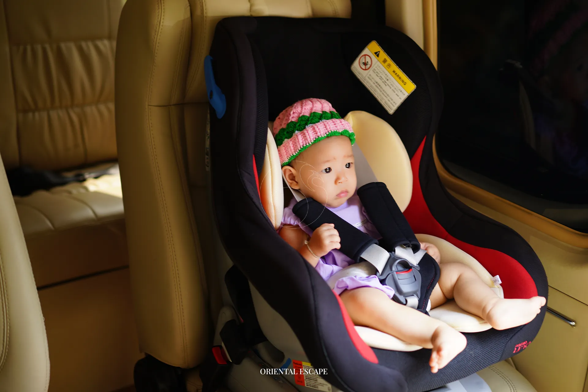 Child Safety — Baby Seat In Vehicle